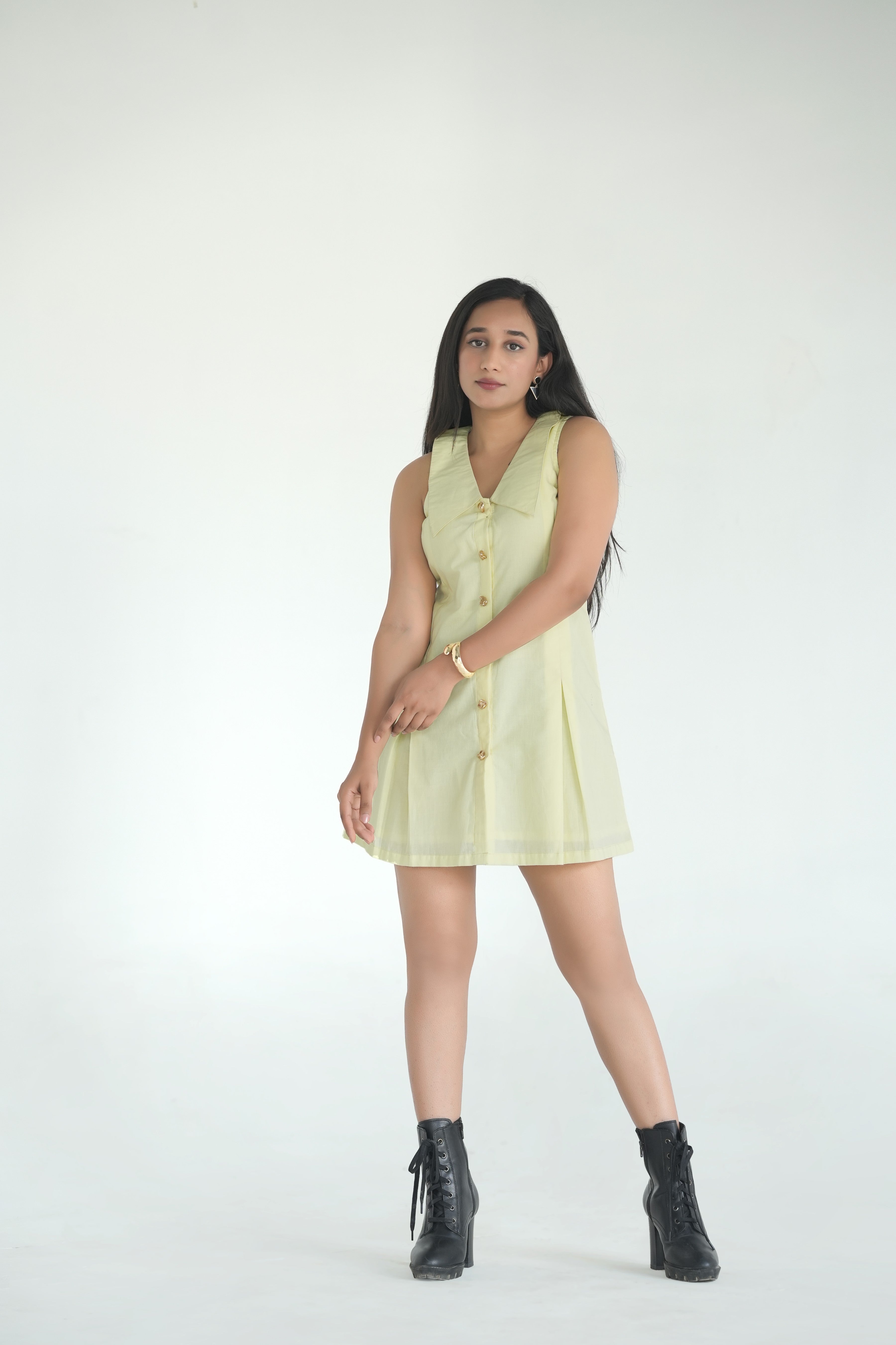 Niva Lemon Dress (निवा)