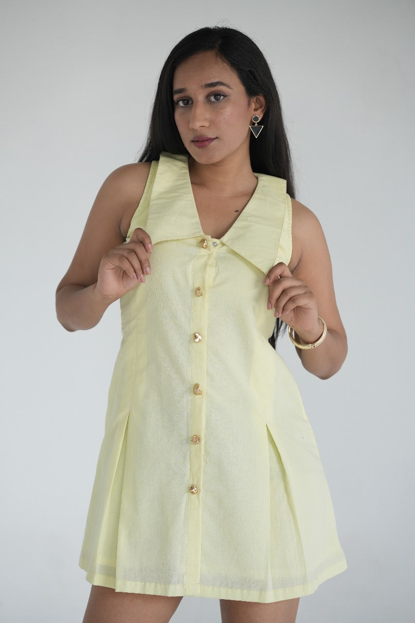 Niva Lemon Dress (निवा)