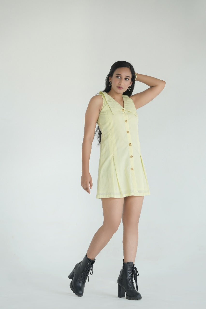 Niva Lemon Dress (निवा)